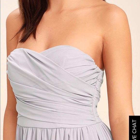 Gray prom dress - Picture 4 of 6